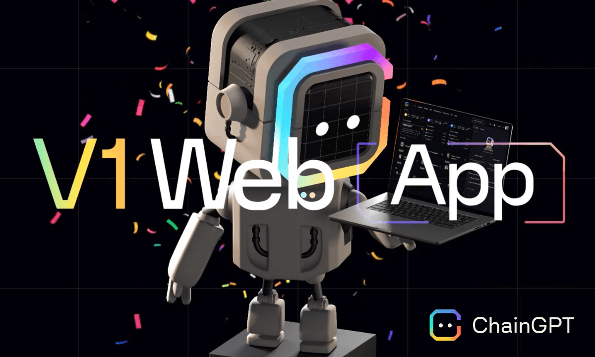 Introductie van ChainGPT V1, het AI-gestuurde dashboard voor navigatie door Web3 &#8211; Lancering op 10 augustus