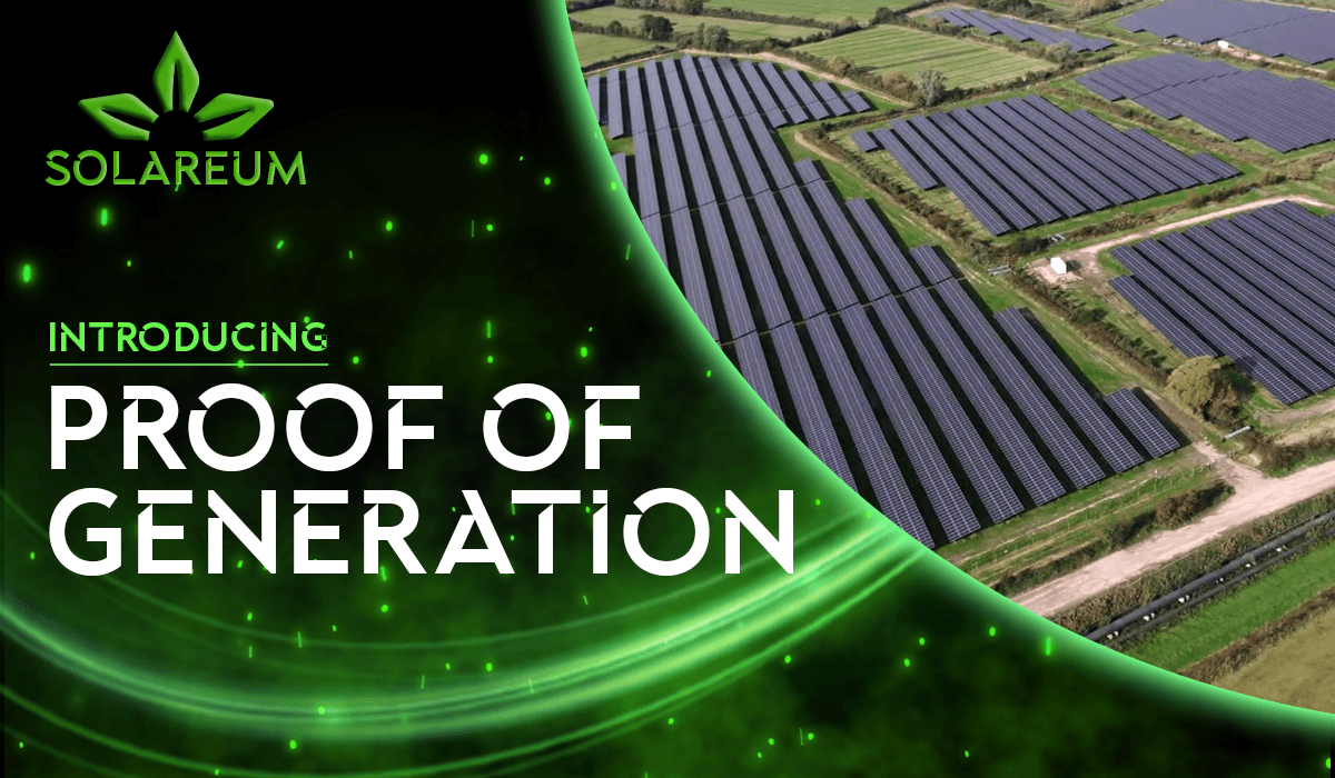 Blockchain revolutioneren: Solareum Inc. Introduceert Proof of Generation