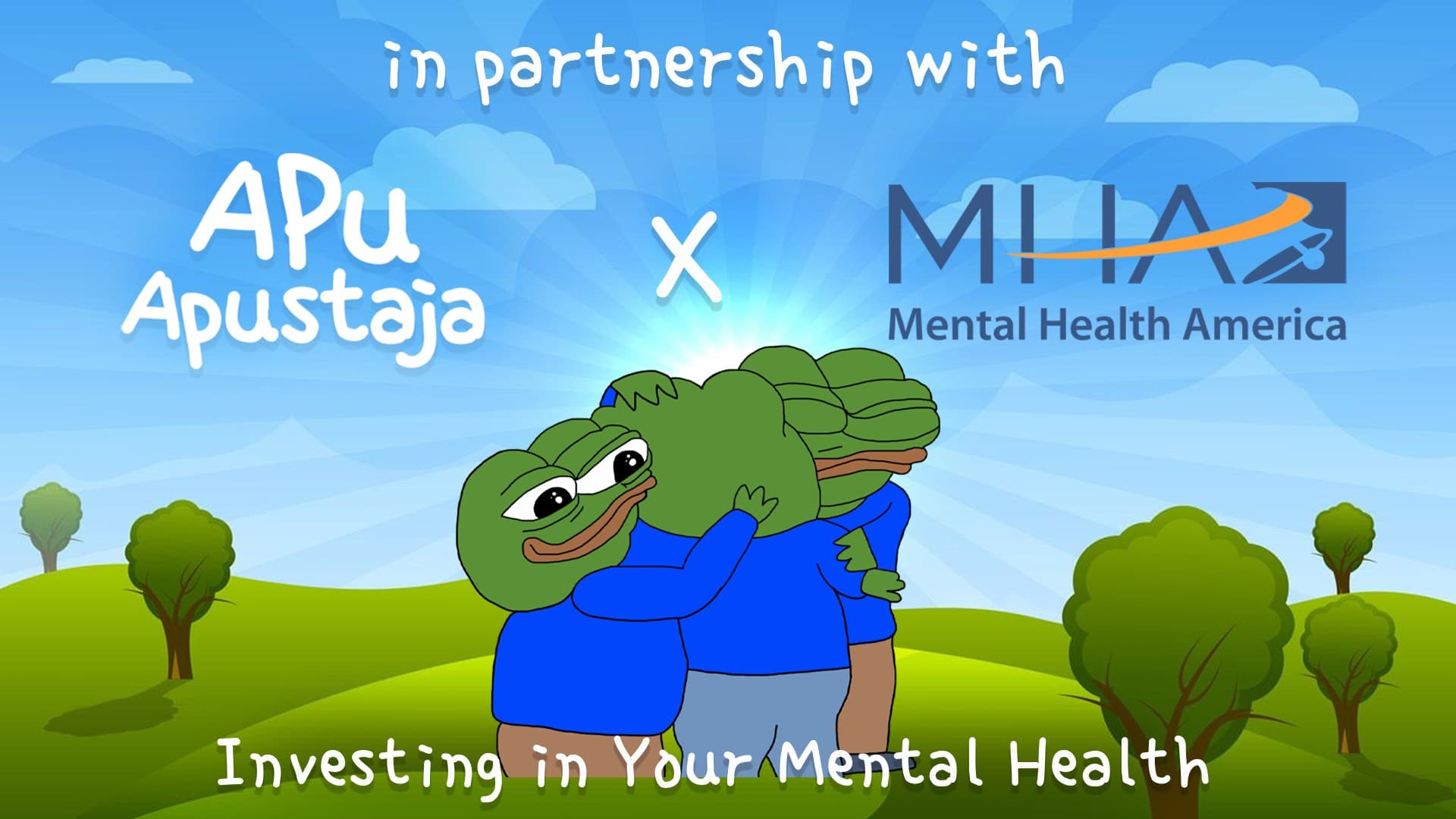 Apu Apustaja (APU) zet tegenslagen om in kracht met samenwerking Mental Health America (MHA)