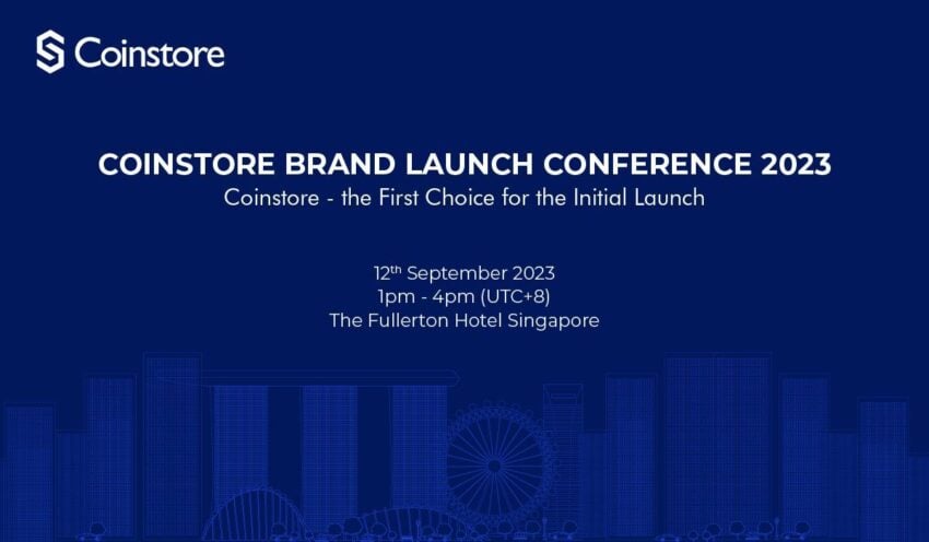 Geboren voor eerste lanceringen: Coinstore’s Brand Launch Conference komt tot een succesvol einde