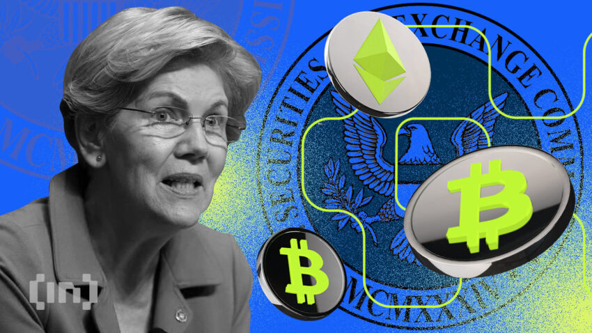 Senator Elizabeth Warren tempert haar agressieve anti-crypto houding