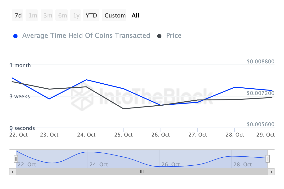 Notcoin holding time