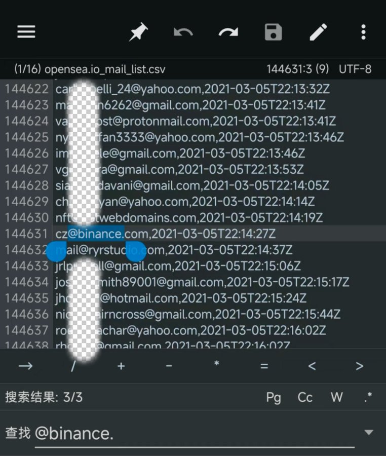 OpenSea data lek