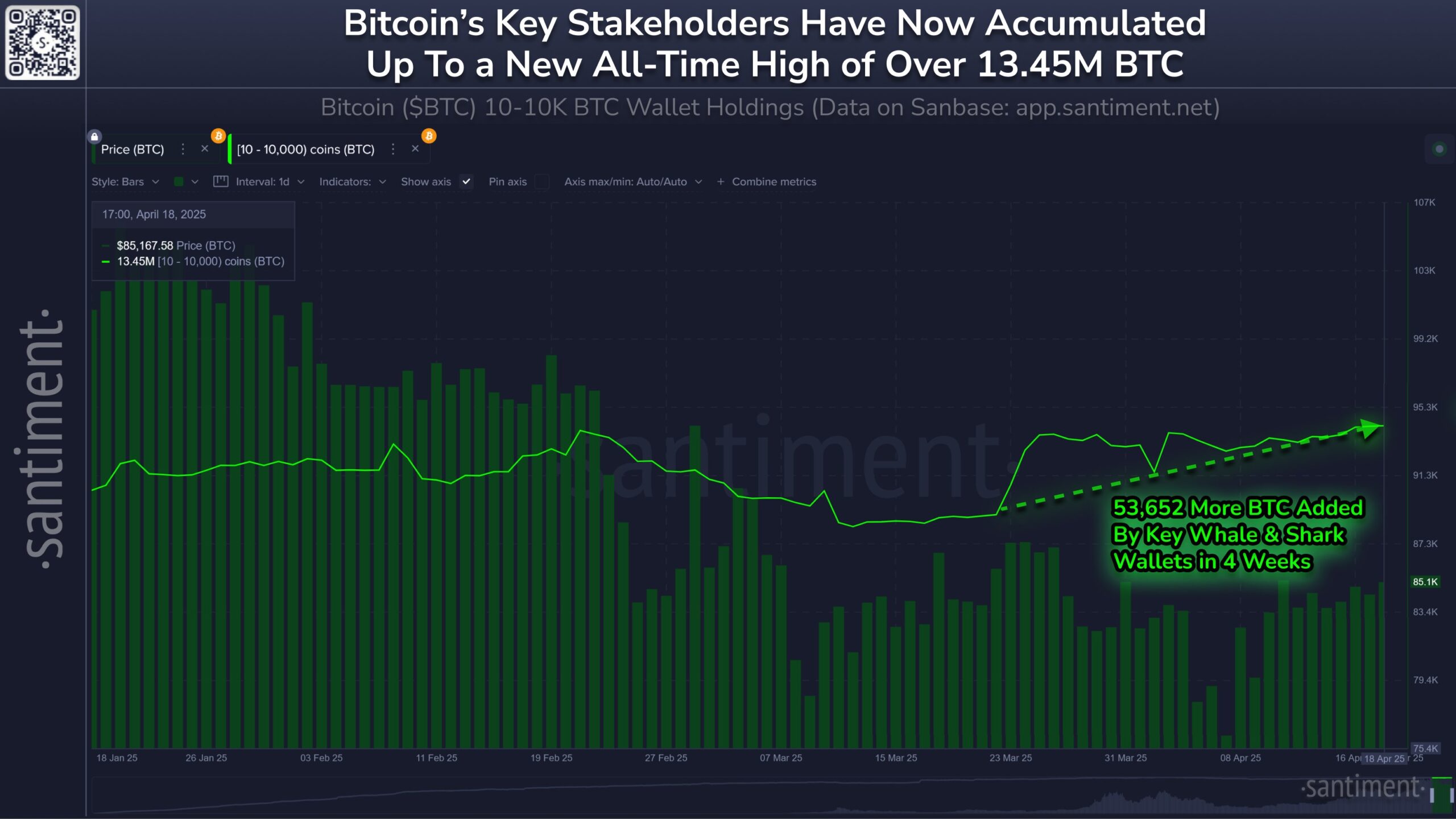 Bitcoin Whale and Shark Holding