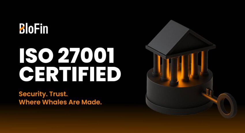 BloFin is nu ISO 27001-gecertificeerd: sterke beveiliging van gebruikersgegevens