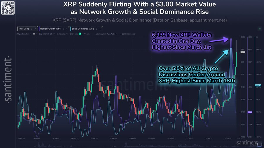 XRP Netwerkactiviteit