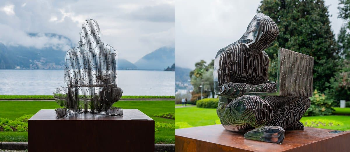 satoshi nakamoto standbeeld in lugano