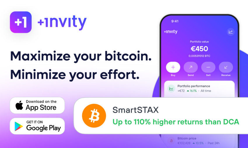Invity lanceert SmartSTAX: nieuwe manier om Bitcoin-marktcycli optimaal te benutten